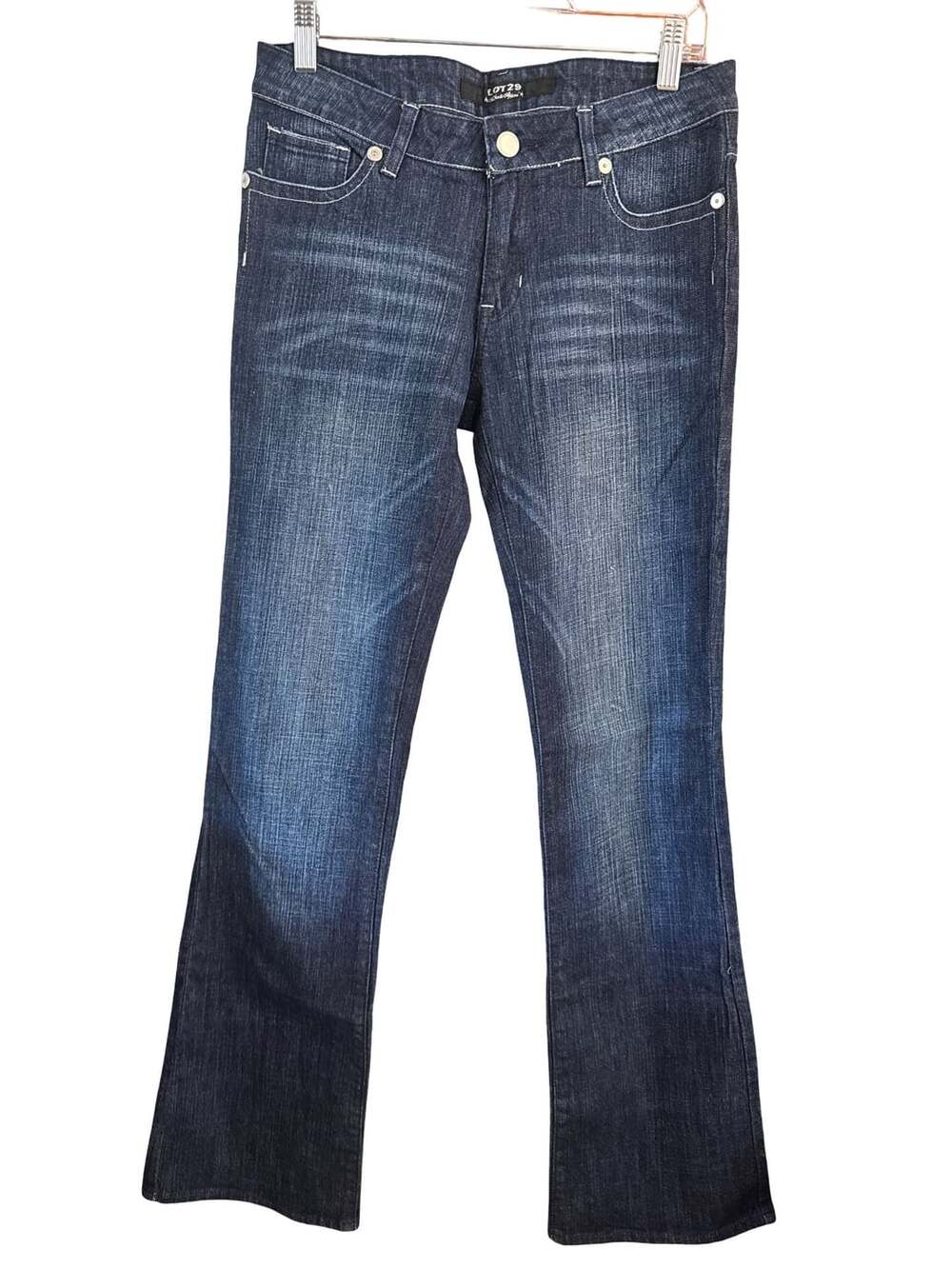 Lot 29 Women Dark Wash Denim Bootcut Jeans Blue